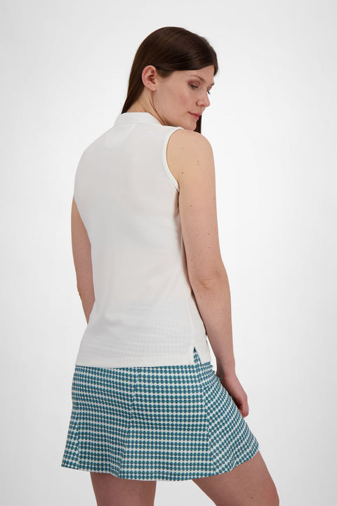 Piquet Knit Poloshirt Damen