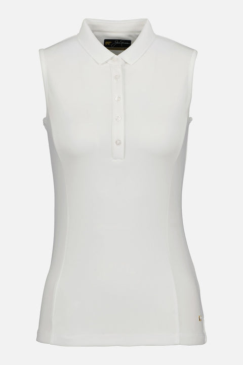 Piquet Knit Poloshirt Damen