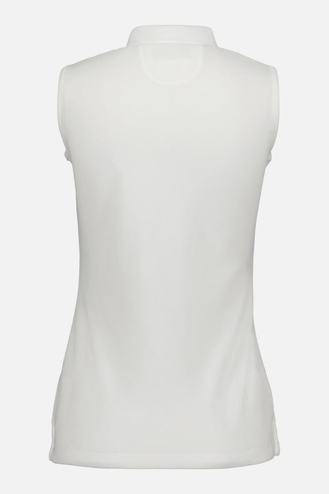 Piquet Knit Poloshirt Damen