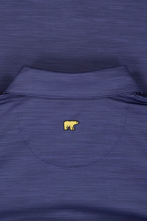 Tonal Two Color Solid Polo Herren