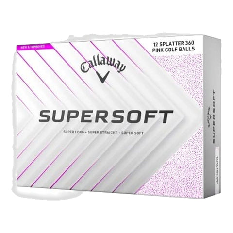 Supersoft Splatter Golfbälle