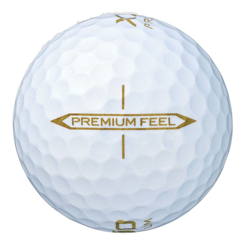 Premium 8 Gold Golfbälle
