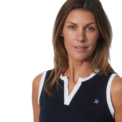 Massy Sleeveless Polo Shirt Damen