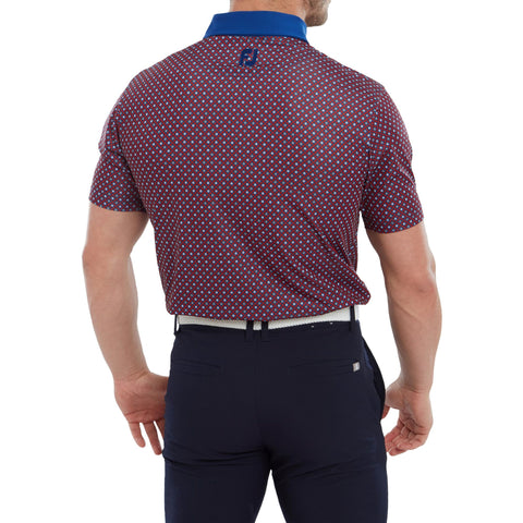 Circle Print Poloshirt Herren