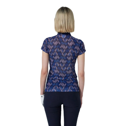 Breeze Mesh Cap Sleeve Polo Damen