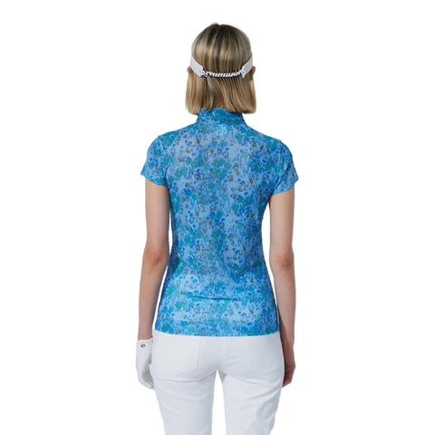 Breeze Mesh Cap Sleeve Polo Damen