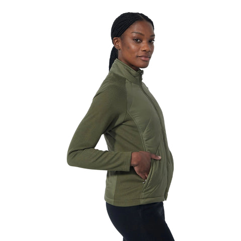 Quilt Hybrid Jacke Damen