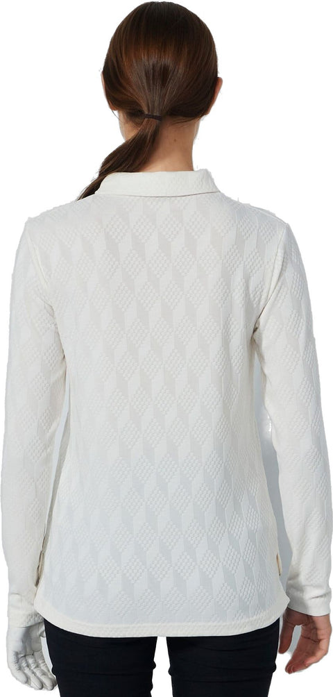 Graphic Jacquard Poloshirt Damen