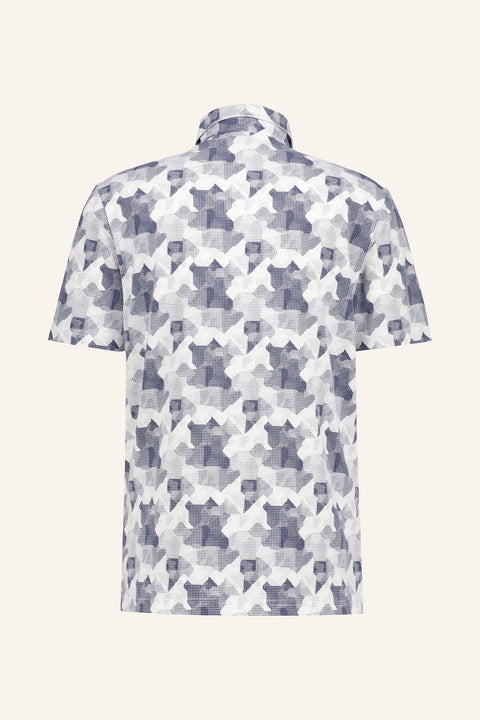Go-To Printed Polo Herren