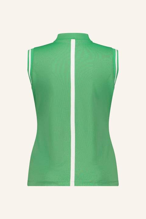 EVI1 Ärmelloses Poloshirt Damen