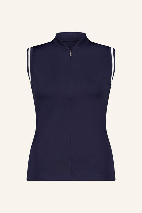 EVI1 Ärmelloses Poloshirt Damen