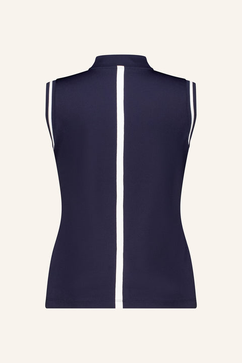 EVI1 Ärmelloses Poloshirt Damen