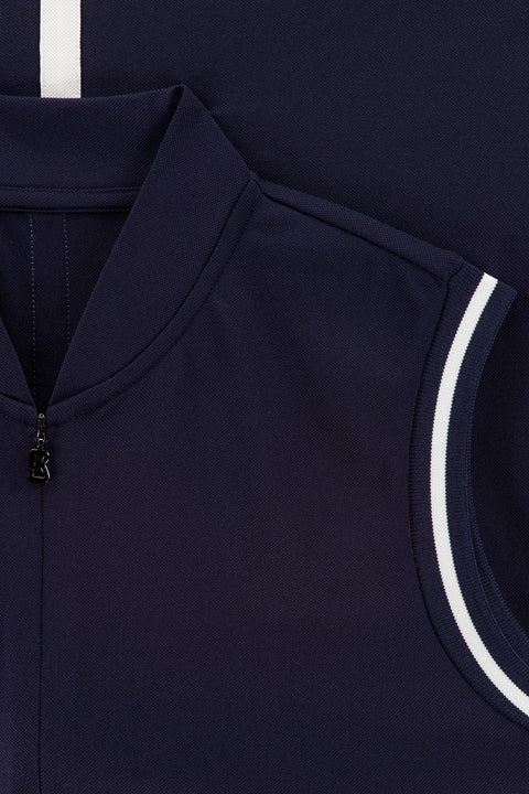 EVI1 Ärmelloses Poloshirt Damen
