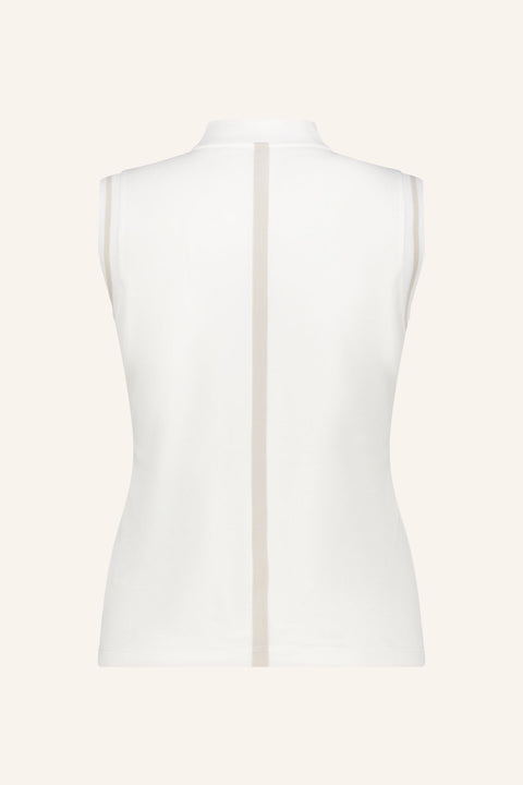 EVI1 Ärmelloses Poloshirt Damen
