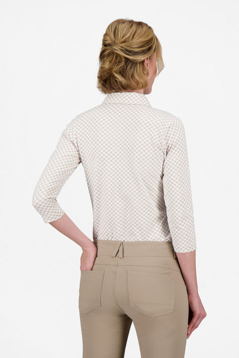 Langarm Golfpolo Damen