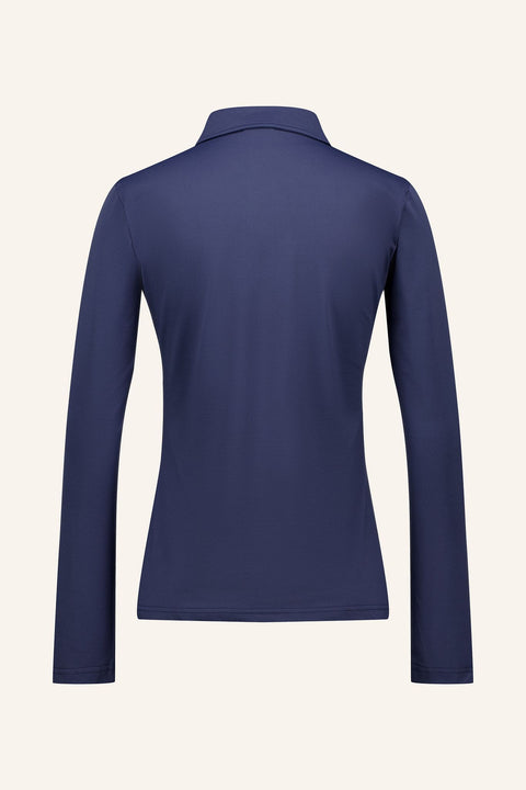 Langarm Polohemd Damen