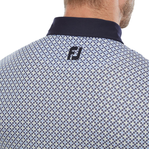 Circle Print Poloshirt Herren