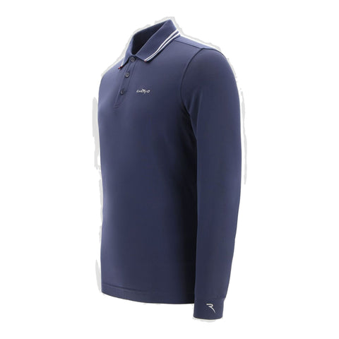 Atem Langarm Polo Herren