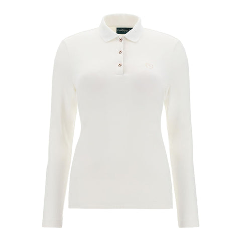 Afraid Langarm Polo Damen