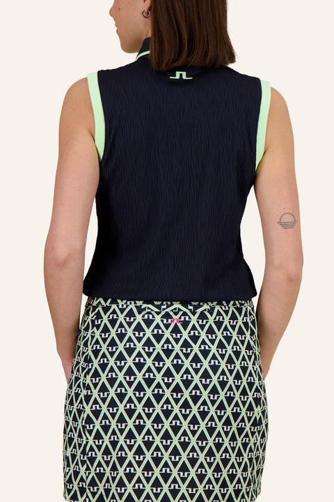 Sleeveless Poloshirt Damen