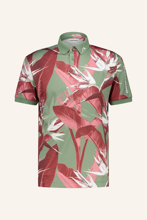 Tour Tech Print Golf Poloshirt Herren