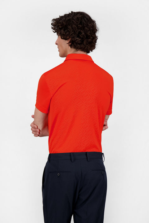 M Peat Regular Fit Polo Tangerine Tango Herren