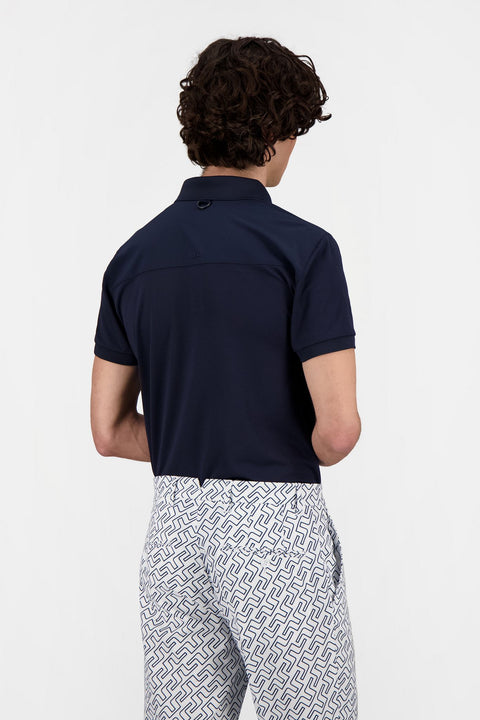 M Prince Regular Golf Polo JL Navy Herren