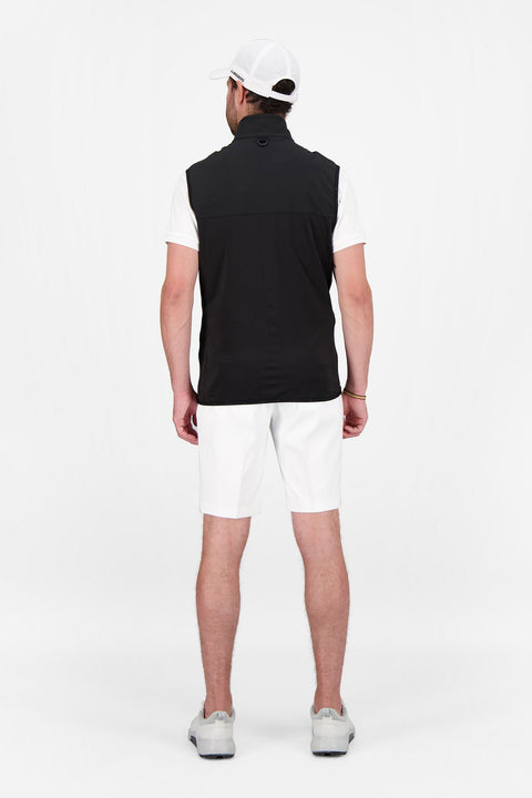 M Lee Golf Vest Mid Layer Black Herren
