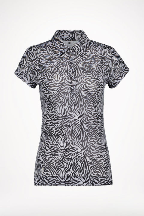 Kiara Mesh Polo Shirt Damen