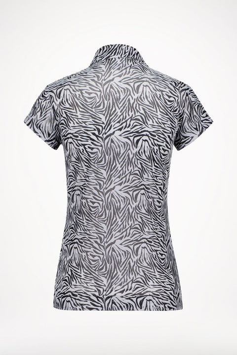 Kiara Mesh Polo Shirt Damen