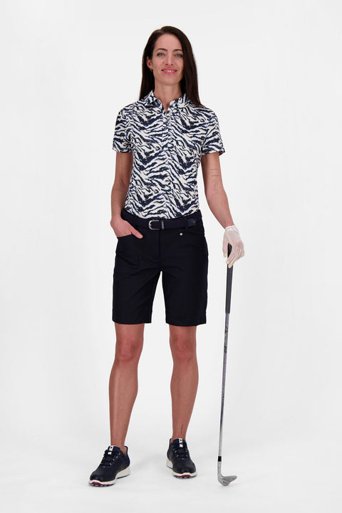 QuickDry Lens Printed Mesh Polo Damen