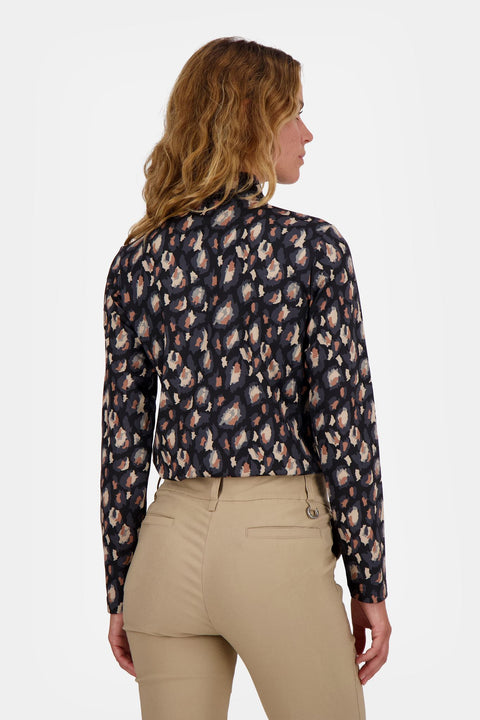 Bezons Langarm-Poloshirt Damen