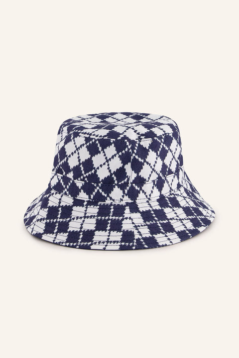Abruzzo Argyle Wende-Hut Damen