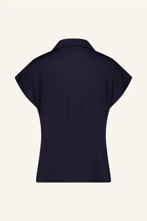 Bella Birdie Cap Sleeve Polo Shirt Damen