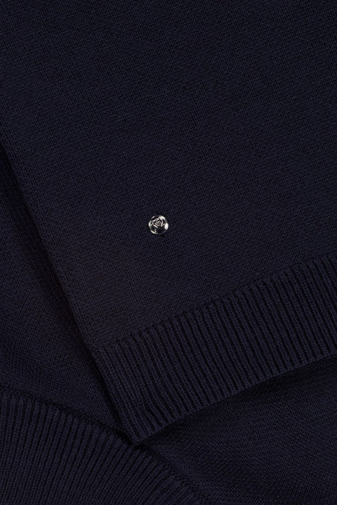 Halbhals Pullover Gefüttert Damen