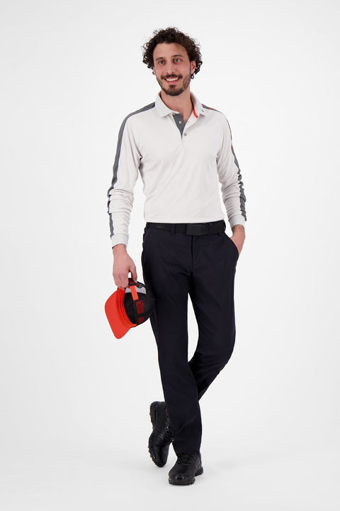 Player Polo Langarmshirt Herren