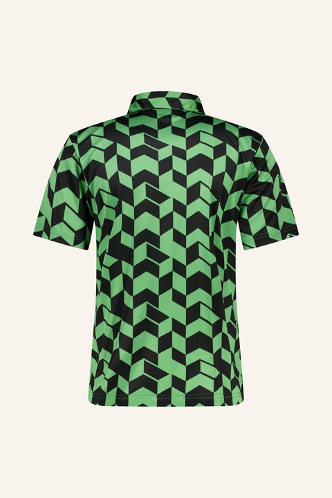 Graphic Short Sleeve Polo Herren
