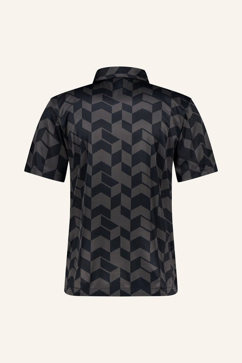 Graphic Short Sleeve Polo Herren