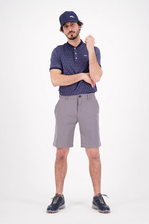 Lance Jacquard Poloshirt Herren