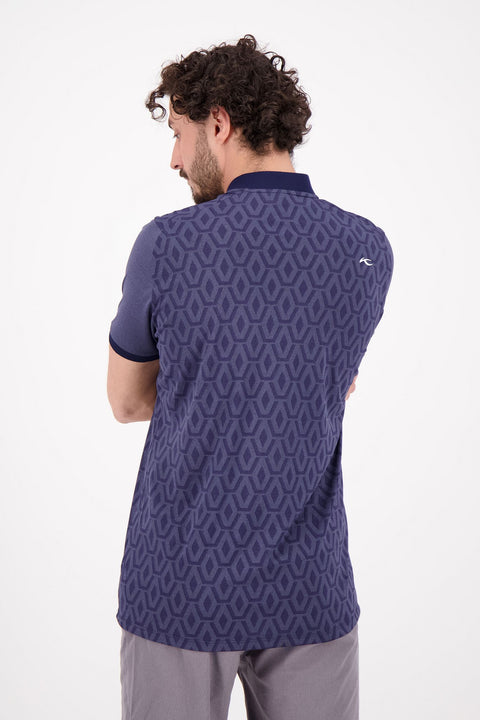 Lance Jacquard Poloshirt Herren