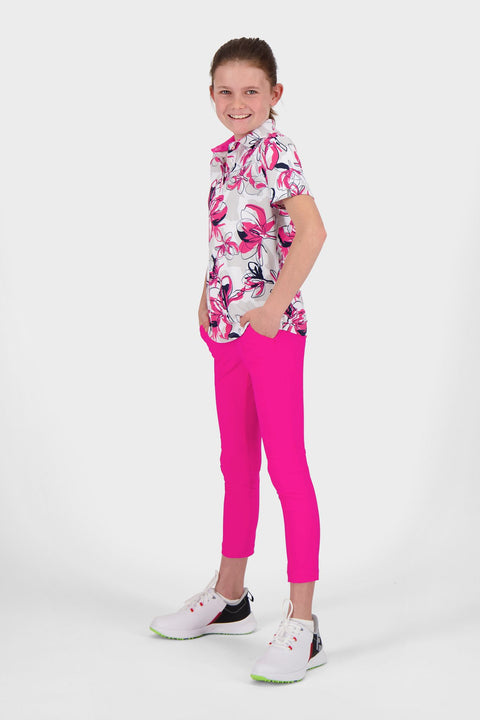 Printed Polo Poloshirt Damen