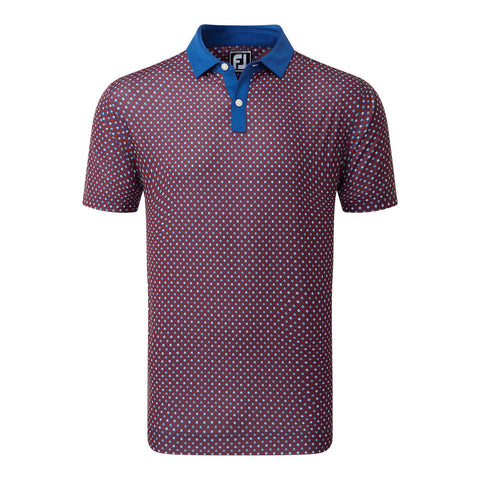 Circle Print Poloshirt Herren