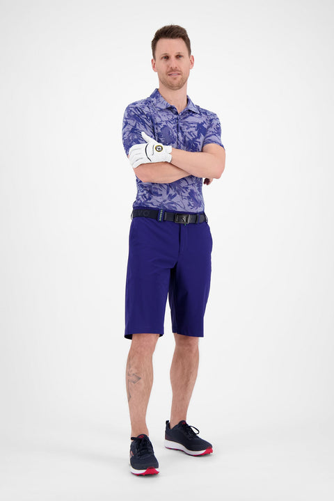 M Ambrosio SS Polo Blau/Blume Herren