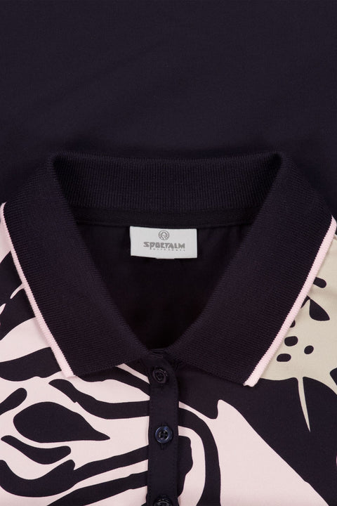 Poloshirt mit Animal Print Damen