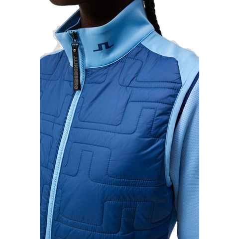 Quilt Hybrid Weste Damen
