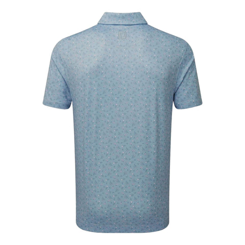 Mini Floral Lisle Golf Polo Herren