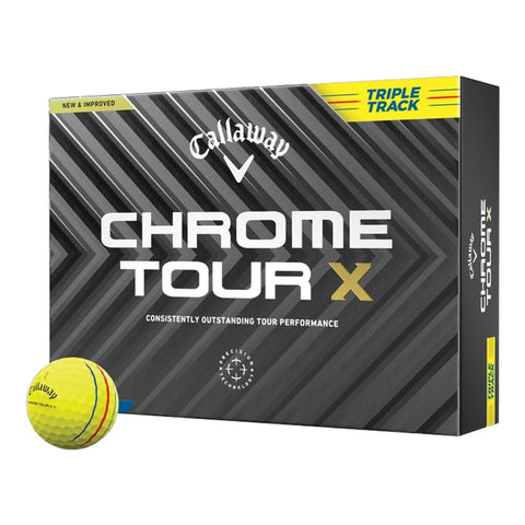 Chrome Soft Tour X Triple Track (2024) Golfbälle