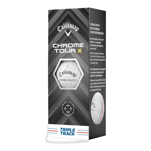 Chrome Tour X Triple Track (2024) Golfbälle