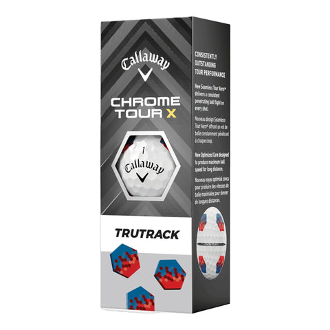 Chrome Tour X TruTrack Golfbälle (2024)