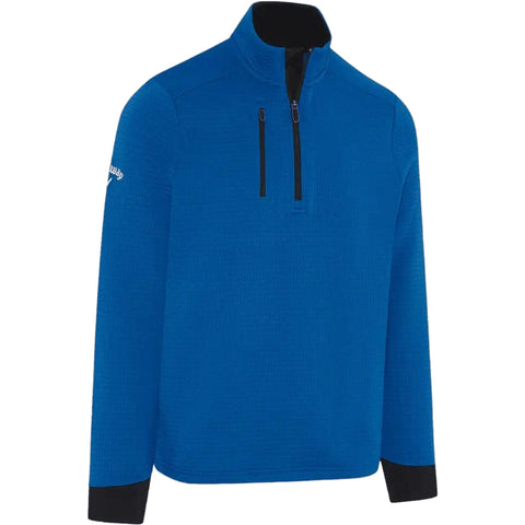 Midweight Textured 1/4 Zip Fleece Herren